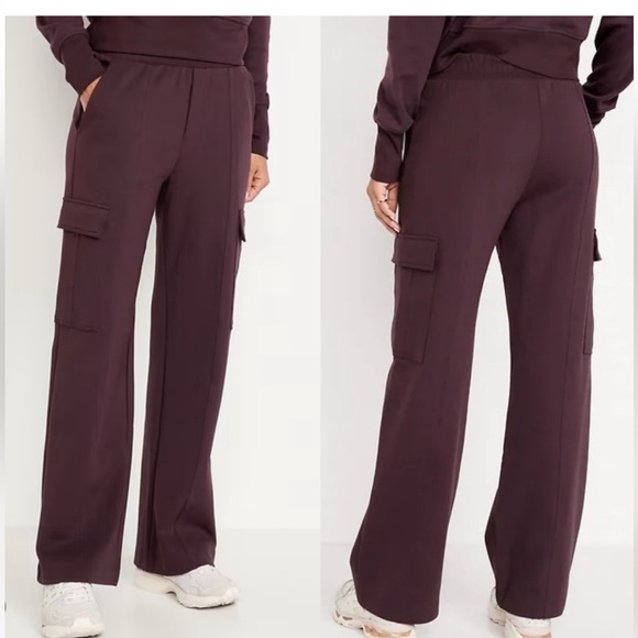 OLD NAVY active dynamic fleece SET purple Hoodie sweatshirt sweatpants medium - Picture 3 of 10